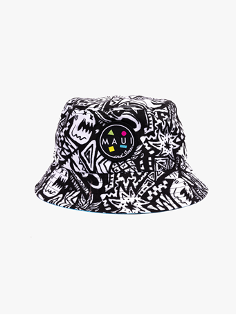 MAUI AND SONS - Block Party Bucket Hat BLACK
