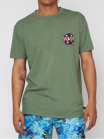 MAUI AND SONS - Palm Poppin Tshirt LODEN GREEN