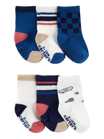 CARTER'S - Baby 6-Pack Sports Socks NOVELTY