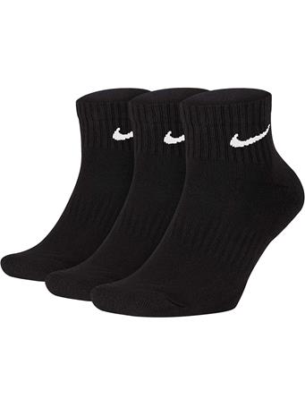 NIKE - Everyday Cushioned Ankle Socks BLACK/(WHITE)
