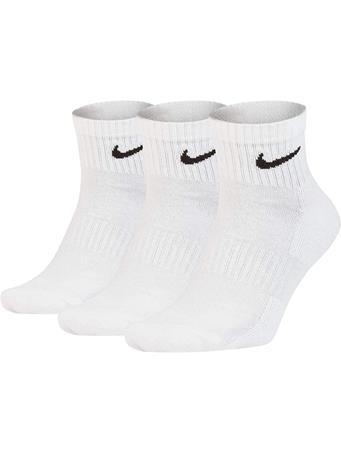 NIKE - Everyday Cushioned Ankle Socks WHITE/(BLACK)