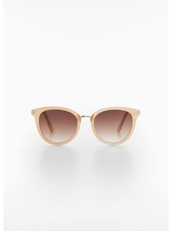 MANGO - Acetate Frame Sunglasses YELLOW