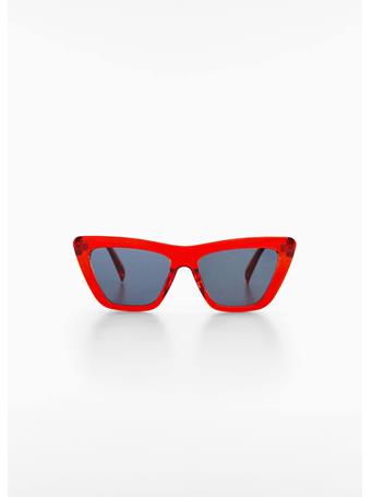 MANGO - Acetate Frame Sunglasses MEDIUM RED