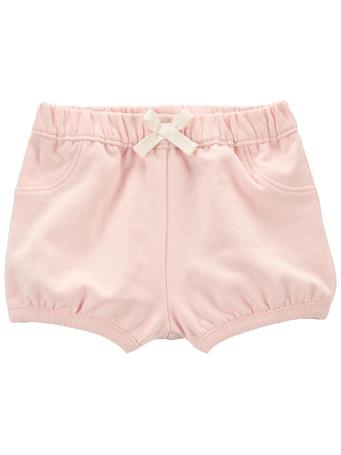 CARTER'S - Baby Pull-On Cotton Shorts PINK
