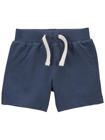 CARTER'S - Baby Pull-On French Terry Shorts NAVY