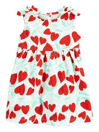 CARTER'S - Baby Heart Jersey Dress MINT