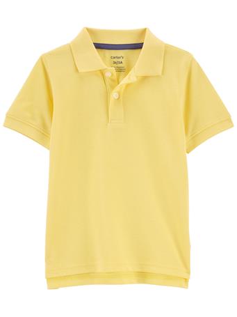 CARTER'S - Jersey Cotton Uniform Polo YELLOW