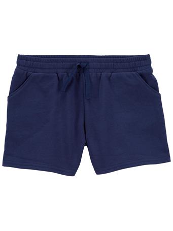 CARTER'S - Kid Pull-On French Terry Shorts NAVY