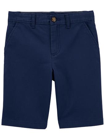 CARTER'S - Kid Flat-Front Shorts NAVY