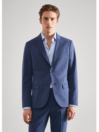 MANGO - Super Slim-fit Suit Blazer LGH BLUE
