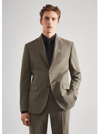 MANGO - Slim Fit Suit Blazer LG GREEN
