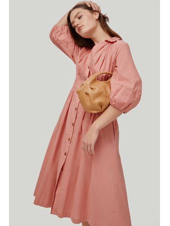 PEDRO DEL HIERRO - Cotton Tucked Dress ROSE
