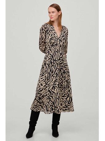 PEDRO DEL HIERRO - Midi Print Dress GRAY PATN