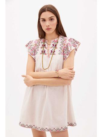 HOSS INTROPIA - Isabella Short Embroidered Dress MULTI