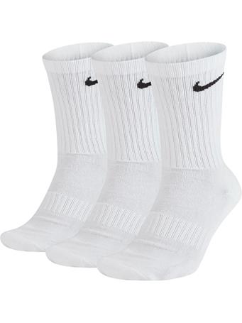 NIKE - 3-Pack Everyday Cushion Crew WHITE