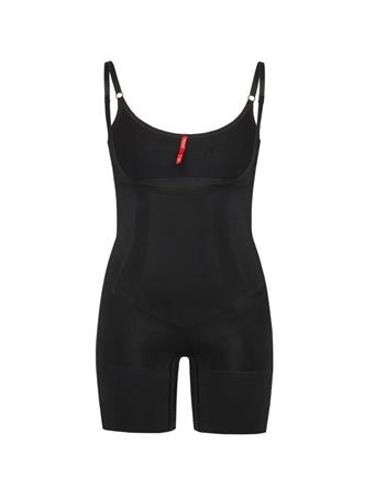 SPANX - OnCore Open-Bust Mid-Thigh Bodysuit BLACK
