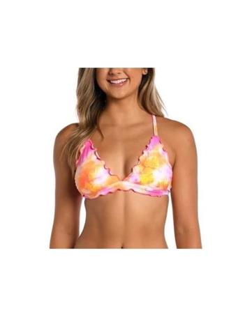 HOBIE - Merrow Banded Bikini Top Swimsuit KNOCKOUT PINK