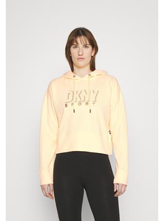 DKNY - Dropout Shadow Logo Hoodie CLEMENTINE/ BRONZE