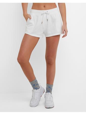 CHAMPION - Campus French Terry Women's Shorts, 2.5"" WHITE