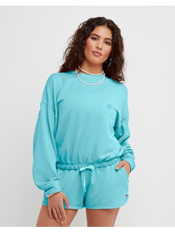 CHAMPION - Soft Touch Drawstring Pullover LT SKY BLUE
