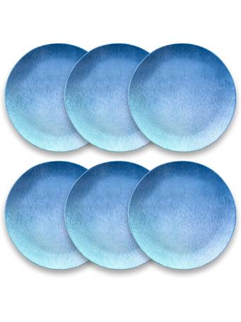 TAR-HONG - Oceanic Ombre Salad Plate Set BLUE