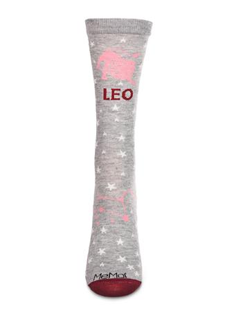 ME MOI -  Leo Zodiac Sign Crew Socks ASST