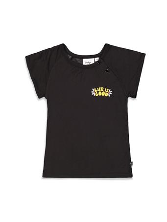 FEETJE - Have a Nice Daisy T-Shirt BLACK