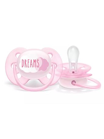 PHILIPS AVENT - Soother Series Ultra Soft, 0-6m PINK