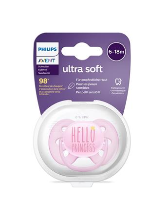 PHILIPS AVENT - Ultra Soft Pacifier PINK