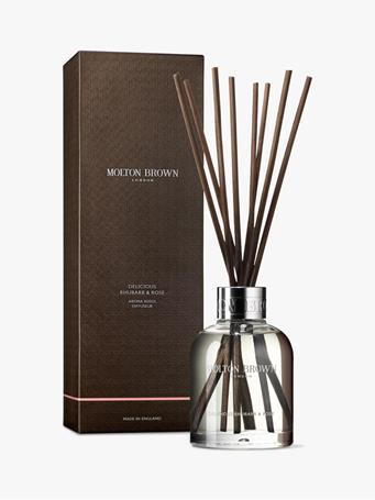 MOLTON BROWN - Delicious Rhubarb & Rose Aroma Reeds Diffuser - 150ml NO COLOUR