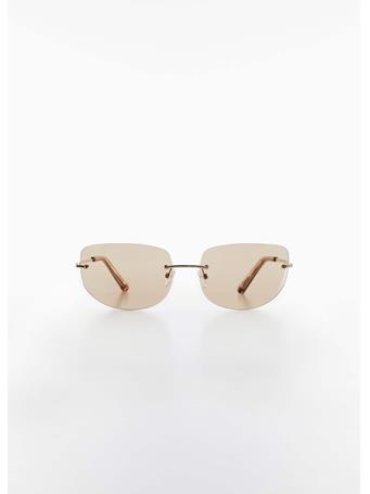 MANGO - Rimless Sunglasses DARK BROWN
