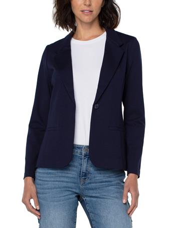 LIVERPOOL JEANS - Fitted Blazer Super Stretch Ponte cadet blue