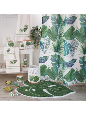 AVANTI LINENS - Viva Palm Jar WHITE/GREEN