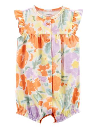 CARTER'S - Baby Floral Snap-Up Romper MULTI