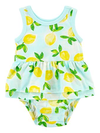 CARTER'S - Baby Lemon Tank Sunsuit BLUE