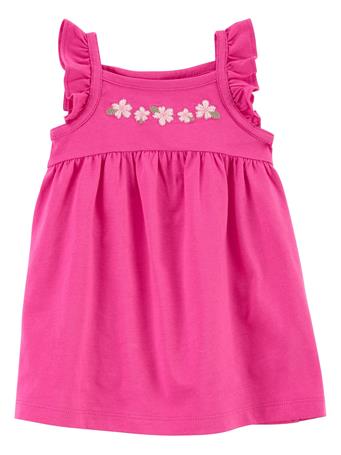 CARTER'S - Baby Embroidered Floral Dress PINK