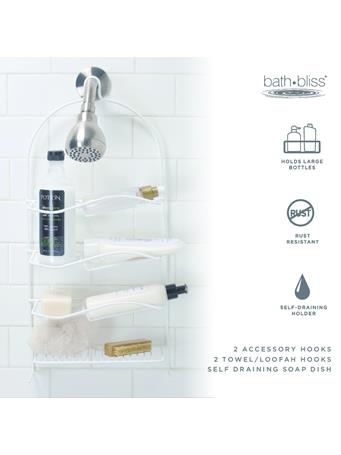 BATH BLISS - Shower Caddy WHITE
