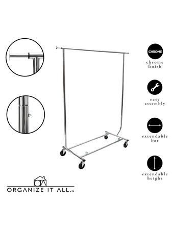 NEU HOME - Adjustable Ultra Garment Rack SILVER