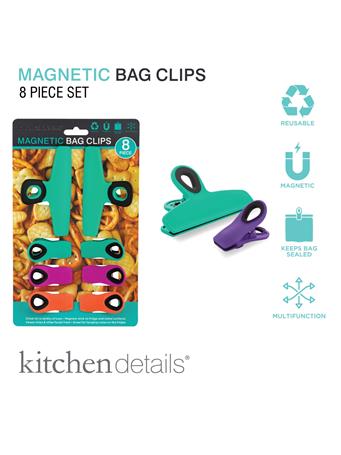KITCHEN DETAILS - Multipurpose Magnetic Clips VIBRANT
