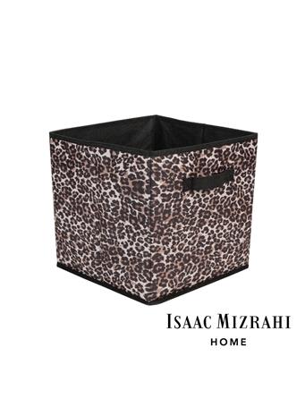 LAURA ASHLEY - Storage Cube LEOPARD
