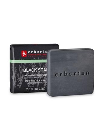ERBORIAN - Black Soap - 75g NO COLOUR