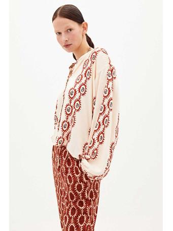 HOSS INTROPIA - Mariana Fluid Printed Shirt MULTICOLOU