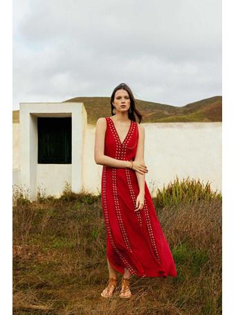 HOSS INTROPIA - Nagore Long Flowing Dress RED
