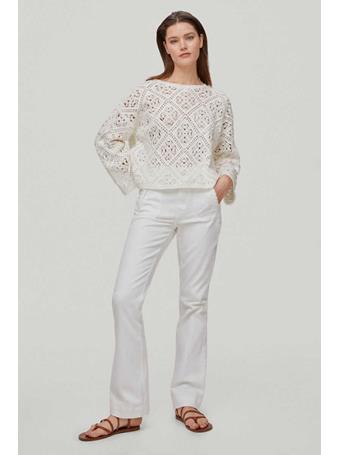 PEDRO DEL HIERRO - Flare Fit Jeans With Braid BEIGE