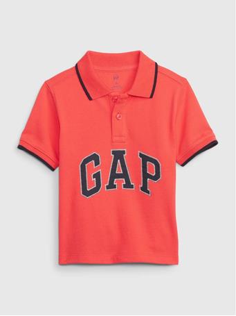GAP - Toddler Gap Logo Polo Shirt FIRE CORAL