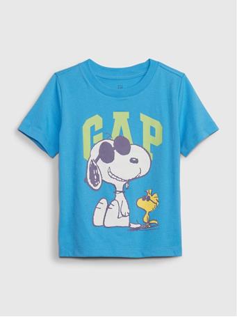 GAP - Toddler Gap Logo Peanuts Graphic T-Shirt DELTA BLUE