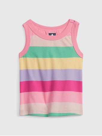 GAP - Toddler 100% Organic Cotton Mix and Match Graphic Tank Top SP MAY MULTI STR