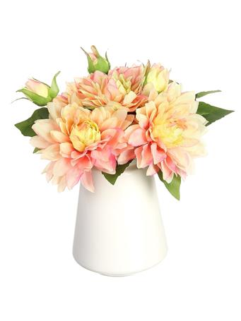 ALL STATE FLORAL - Silk Dahlia Flower Arrangement PINK