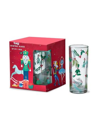 TAG - Nutcracker Drinking Glass Set RED
