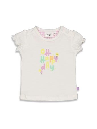 FEETJE - COTTON CANDY Oh Happy Day Short Sleeve Top OFF WHITE